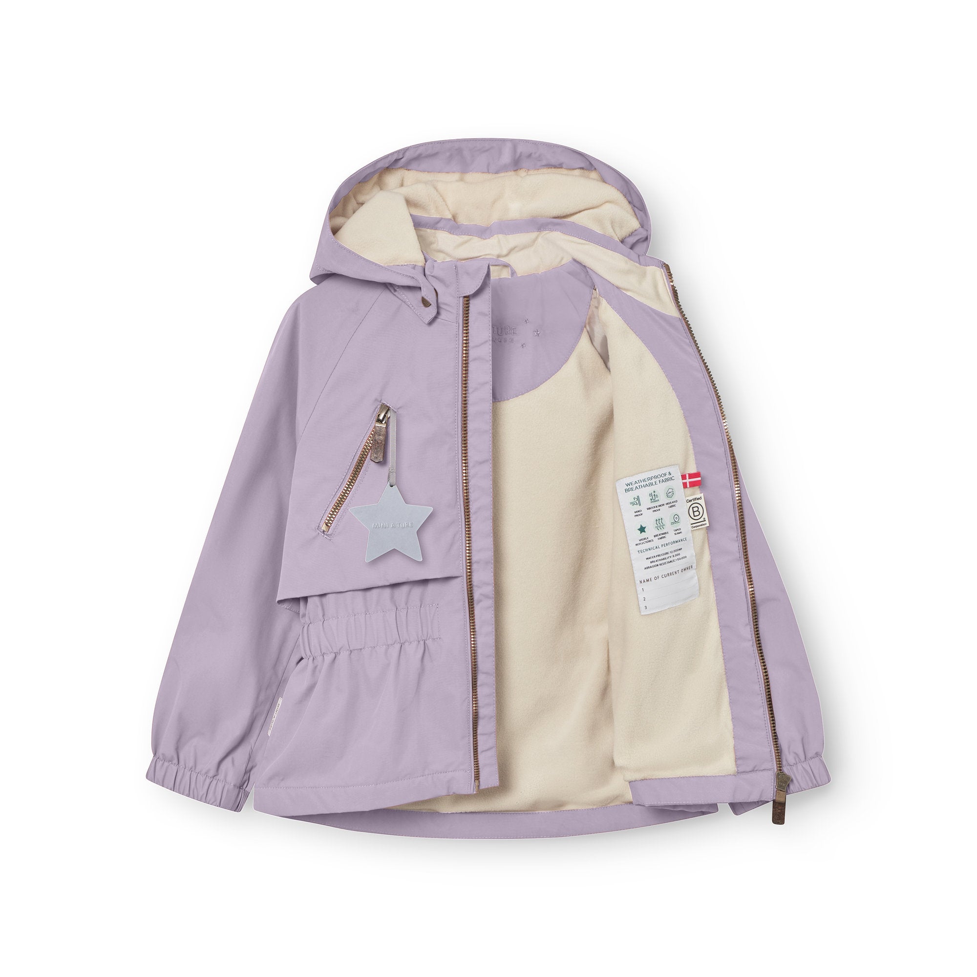 MATALGEA fleeceforet forårsjakke. GRS