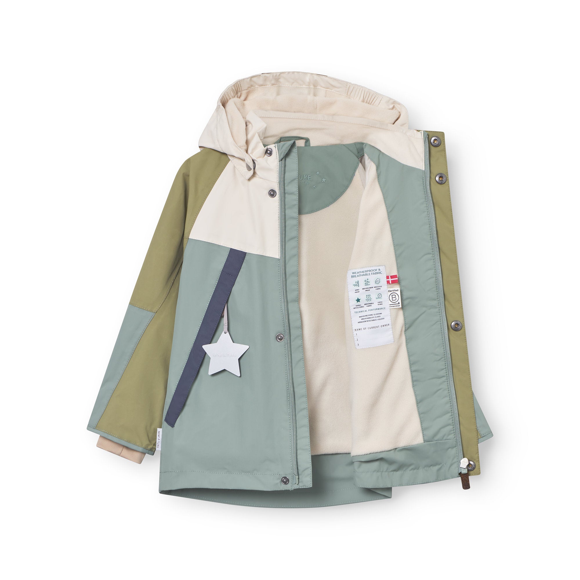 MATVALON fleeceforet jakke. GRS