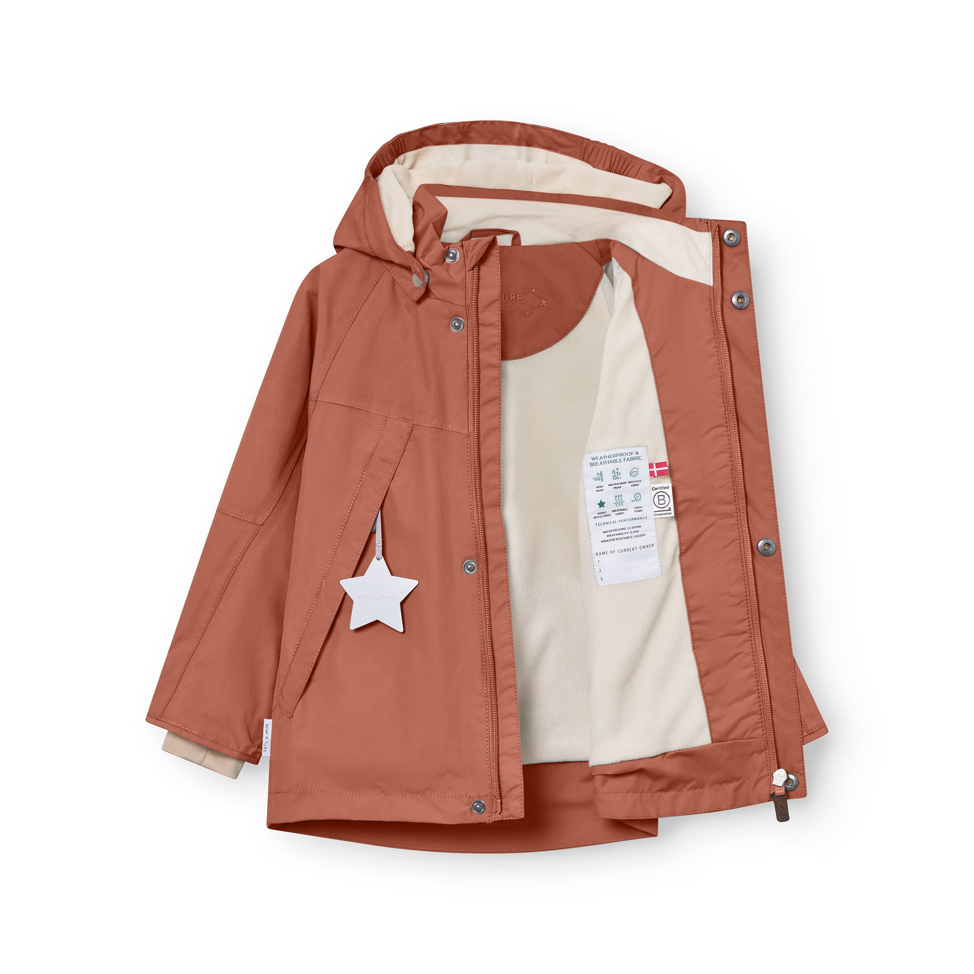 MATVALON fleeceforet jakke. GRS