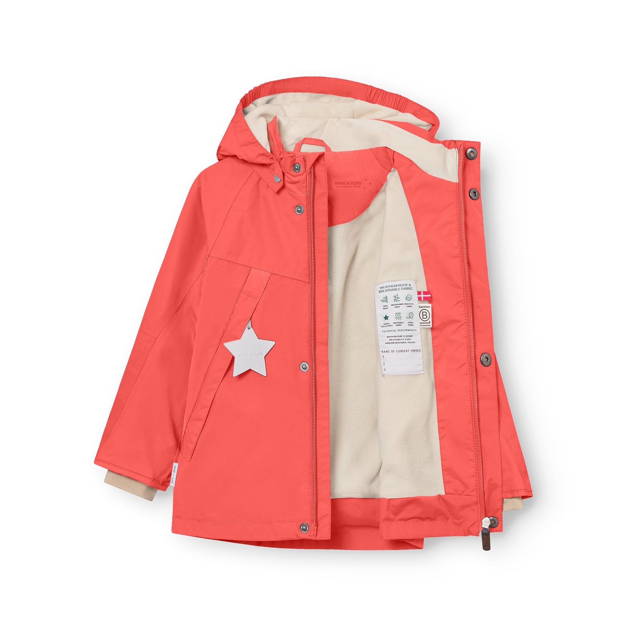 MATVALON fleeceforet jakke. GRS