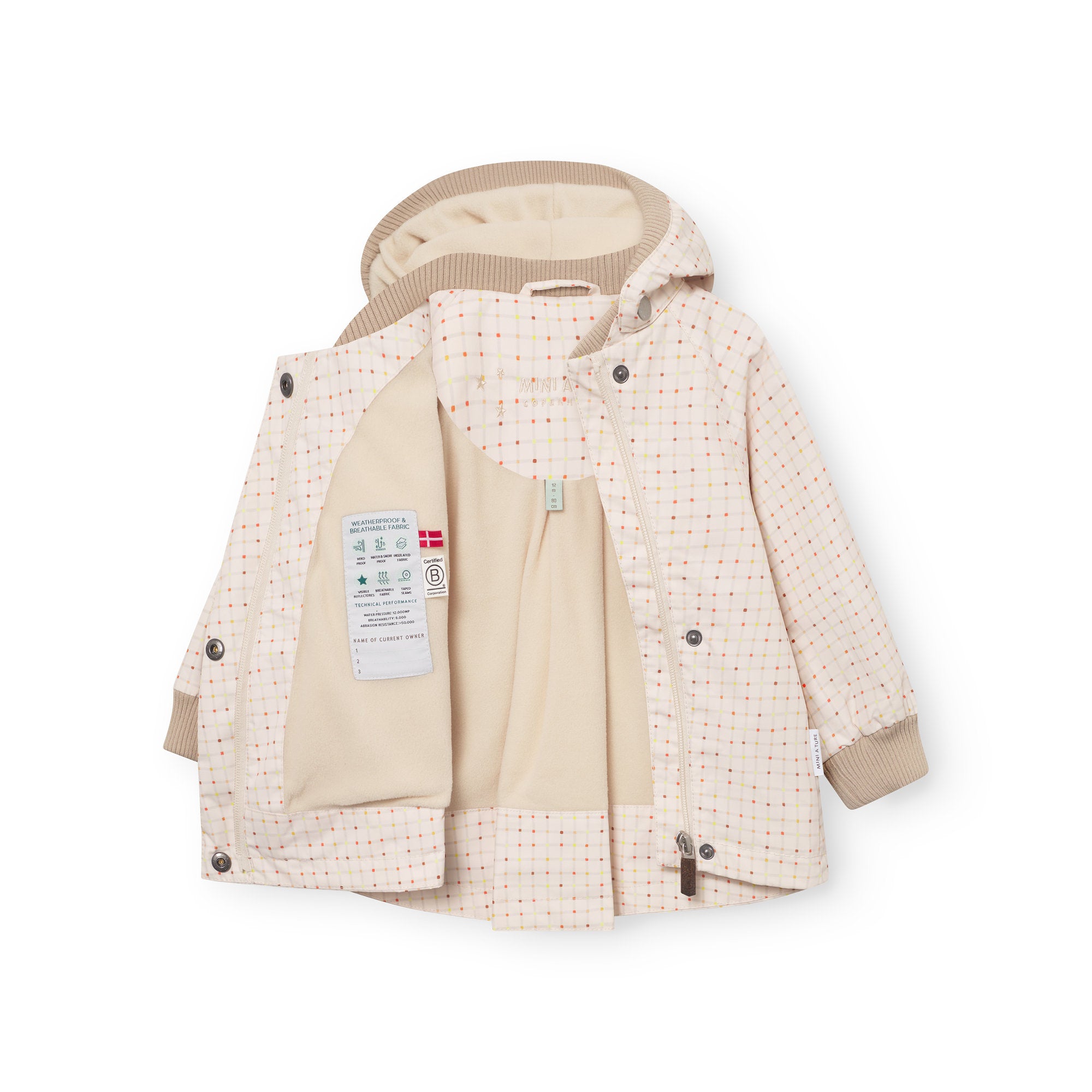 MATWIAMI printed fleeceforet jakke. GRS