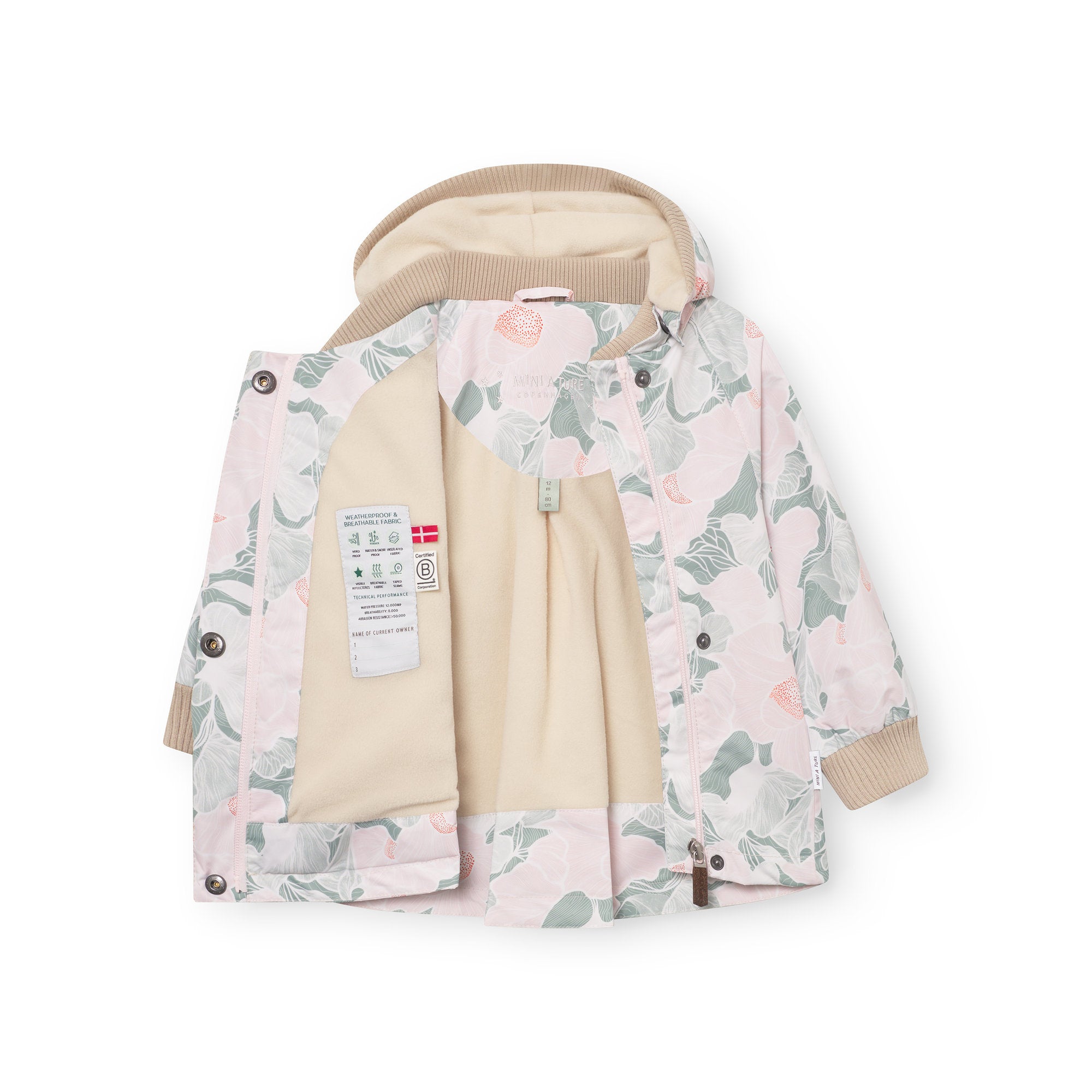 MATWIAMI printed fleeceforet jakke. GRS