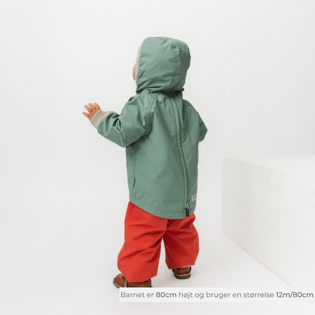 MATBABYVITO fleeceforet forårs anorak. GRS